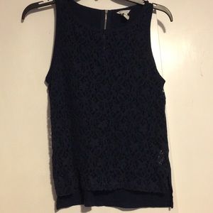 Navy blue tank top